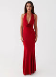 Eliza Rose Maxi Dress Red