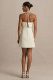 Nelly Nude Bandeau Mini Dress