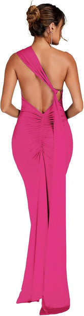 Women Sexy Backless Dress Bodycon Sleeveless Open Back Maxi Dress Formal Cocktail Wedding Guest