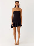 Luna Night Mini Dress Black