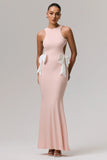 By Your Side Pink Cut Out Maxi Dress With Bows