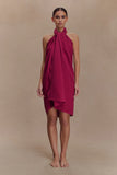 Evie Cotton Sarong Wine