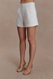 Aldea Cotton Shorts White