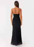 Lunar Maxi Dress Black