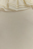 Nova Ruffle Off Shoulder Maxi Dress Ivory
