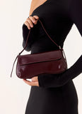 Amoretta Heart Bag Maroon