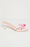 In Bloom Pink Floral Kitten Heels
