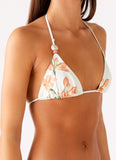 Ryland Bead Bikini Top Siena Floral