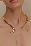 Azura Teardrop Necklace Gold