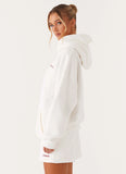 Signature Oversized Hoodie Ivory
