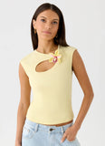 Luxie Top Yellow