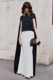 Iveta White Satin Maxi Skirt