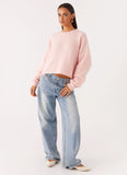 Lilah Knit Jumper Pink