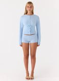 Evianna Mini Shorts Blue