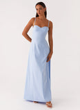 Clear As Day Maxi Dress Blue