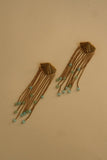 Maia Chandelier Earrings Gold