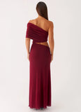Gillian Maxi Dress Maroon