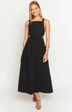 Kensie Black Backless Midi Dress