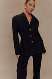 Bellamy Cinched Blazer Black