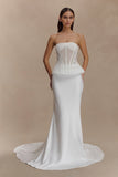 Zoe Structured Corset White