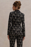 Kennedy Black Lace Tailored Blazer
