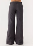 Hot as Ice Low Rise Pants Grey