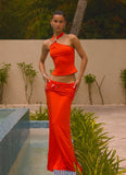 Selmah Hardware Top - Tangerine