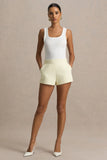 Lina Cream Tailored Shorts