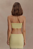 Tanyel Knit Bandeau Top Lemon