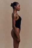 Alyssa Backless Shapewear Bodysuit Black