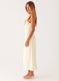 Sweetpea Midi Dress Yellow