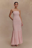 Finley Pointelle Knit Maxi Dress Baby Pink
