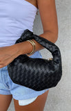 Rylie Black PU Shoulder Bag