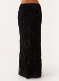 Radiate Maxi Skirt Black