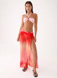 Low Tide Sarong Maxi Skirt Sunburnt Petal