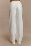 Caitlin Mid Rise Denim Jeans White