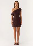 Mischa Mini Dress - Chocolate Drizzle