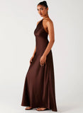 Tulama Maxi Dress Chocolate