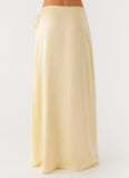 Pollie Maxi Skirt Yellow