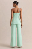 Malou Sage Tailored Trousers