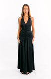 Gloria Black Maxi Dress