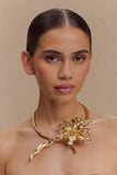 Allona Floral Choker Gold