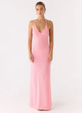 Jianna Knit Maxi Dress Pink
