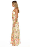 Maiah Yellow Bloom Prom Dress