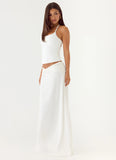 She Means It Maxi Skirt Ivory