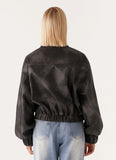 Washington Bomber Jacket Black