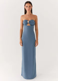 Coast Is Clear Maxi Dress - Coastal Blue