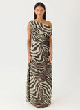 Mernas Maxi Dress Zebra