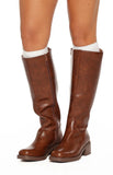 Juniper Cognac Mid Length Boots
