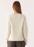 Vera Knit Cardigan Ivory